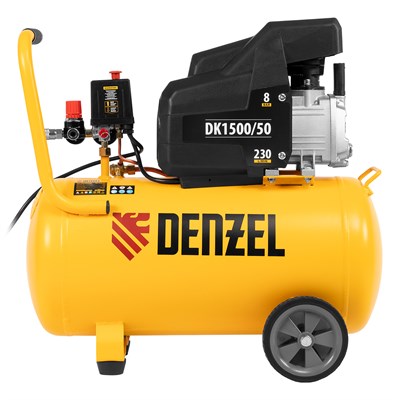 Компрессор воздушный DK1500/50, Х-PRO 1.5 кВт, 230 л/мин, 50 л Denzel 58064