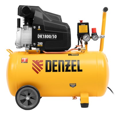 Компрессор воздушный DK1800/50 50л Denzel 58068