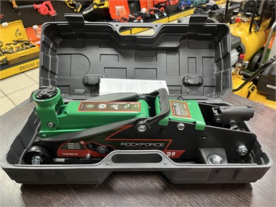 Домкрат подкатной 2,5т RockForce 140-387мм, в кейсе 218123640