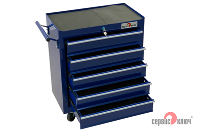 Сервисная инструментальная тележка 5 секций 11105