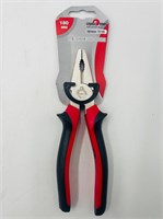 Пассатижи 180мм с красно-черной ручкой 75180